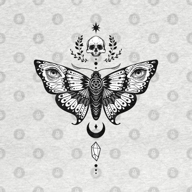 Night moth by OccultOmaStore